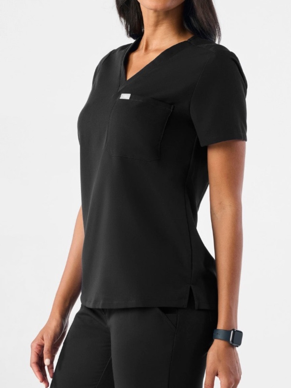 Figs Black Catarina top